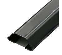 Canaleta for Cables de Acero Inoxidable, Kit canalización for, Resistente, for Debajo escritorios, detrás armarios TV y Salas conferencias(Black,2#)