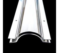 Canaleta for Cables de Acero Inoxidable, Protector Inoxidable/Cubierta Metal for canalizaciones, Paquete 2, 4, 6, 8, 10 Unidades, ocultador Cables/Corrector Canales for(28MM (1 1/9IN))