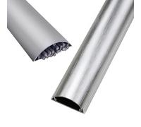 Canaleta for Cables extraíble con Adhesivo, Cubierta for Suelo Que Protege los y Evita tropiezos(W 115mm/4.53in,6 pcs)