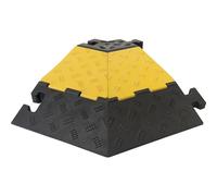 Canaleta para cables, mediana, elemento angular, a la derecha, L x A x H 590 x