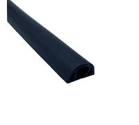 Canaleta Pasacables para Suelo Cubierta de Cable Suelo, Protector PVC, alimentación Autoadhesivo, extensión eléctrico, Ranura for conducto, gestión for el hogar(20mm Wide Black)