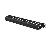 Canaleta ranurada Lanberg AK-1704-B para rack 19" 1U metal negro 482,5x70x44,5mm