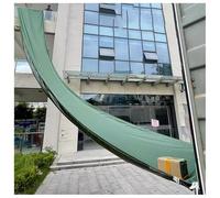 Canaleta, tobogán transportador de Carga Verde para manipulación de mercancías en almacenes - Sistema de tobogán de Caja de Carga sin Motor de 2x6 m para un Movimiento y Carga eficientes de