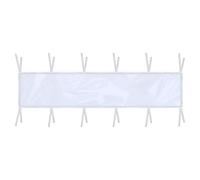 Canaletas de lluvia para toldo, parte de protección transparente desmontable, accesorio para toldo, para exteriores, patio, porche, camping, césped, piscina, playa