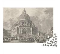 Canaletto Rompecabezas De Madera 1000 Piezas, Imposible Puzzle Museo, Decoración del Hogar, Jigsaw Puzzles Grabado para Adultos Adolescente, Rompecabezas Arte