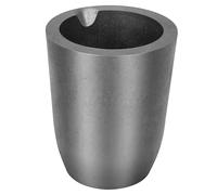 CANALHOUT Crisoles de grafito de carburo de silicio,Crisoles para derretir metal,Resiste la alta temperatura 1800 ℃(3000 °F), Fundición de fundición de refinación de aluminio oro plata cobre