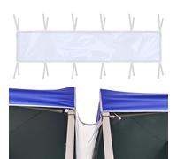 Canalón Cubierta - Protector Extensible Transparente Desmontable,Accesorio de Canalón Para Toldo | Exterior: Jardín, Terraza, Porche, Camping, Piscina