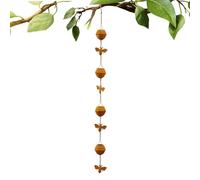 Canalón de cadena de canalón tubo decorativo de recogida de lluvia | Derivador de agua al aire libre a las abejas Canalones al aire libre Techo Jardines Colección y