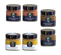 Canalotto Farm - Selección de 6 mermeladas x 250 g - higo chumbo, mandarina, guayaba