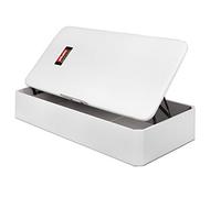 CANAPÉ ABATIBLE JUVENIL DE APERTURA LATERAL (90x190, Blanco)