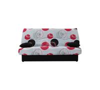 Canapé convertible clic clac 3 plazas - Tejido con motivo Planeta gris - L 190 x P 92 cm - DREAM - Estilo Contemporáneo