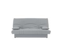 Canapé convertible clic clac 3 plazas - Tejido Gris claro - L 190 x P 92 cm - DREAM - Estilo Contemporáneo