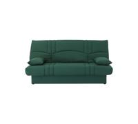 Canapé convertible clic clac de 3 plazas - Tejido Verde bosque - L 190 x P 92 cm - DREAM - Estilo Contemporáneo