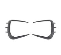 Canards de alerón de Parachoques XTEVU, divisores de ventilación de Aire Delantero, Kit de ala de Guardabarros Derecha Izquierda, Accesorio de Deflector de Flujo de Aire (Carbon Fiber Style)