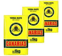 Canarias Yerba Mate Tradicional 3 kg (3x1kg) - El tiempo de maduración es de 12 meses - Yerba Mate Uruguaya