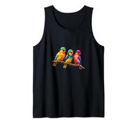 Canarios de Hip-Hop, Coloridos, Ropa Urbana, tripulación de pájaros Camiseta sin Mangas
