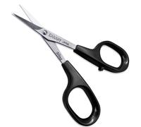 CANARY Pequeñas tijeras afiladas para cortar papel arte y collage, mini tijeras profesionales con puntas de precisión fina, hoja de acero inoxidable japonesa, negro, fabricado en Japón