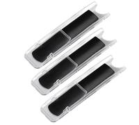 Cañas Clarinete, 3 Piezas Resina Sintética Cortadas en U con Fundas Protectoras, Reed Clarinete Profesional para Principiantes Educadores Música Escuela Estudio