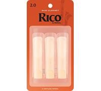 Rico 2.0 Strength Reeds for Bass Clarinet (Pack of 3)