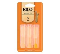 Rico RLA0320 2.0 Strength Reeds for Baritone Sax (Pack of 3)