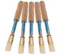Cañas de corcho Oboe Reed, fuerza media, suave, hecha a mano, para principiantes, accesorios Oboe, 5 unidades