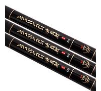 CañAs De Pescar 8M / 9M / 10M / 11M / 12M / 13M EXTRA LARGO DE AGUA FRESCO DE ALIMENTACIÓN DE AGUA DE AGUA DE AGUA TELESCÓPICO CAMINA DE PESCA DE CARRO DE FIBRA DE CARBONA DE PESADA 4 PIEZAS CañA De P