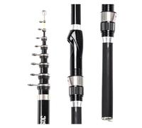 CañAs De Pescar Caña De Pescar Telescópica Fibra Carbono con Asiento Carrete Viaje Mini For Pesca Mosca Giratoria, Alimentador Carpas, 2,7 M,4,1,8 Y,5(Black,3.0 m)