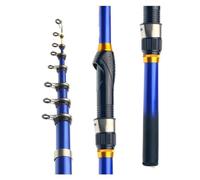 CañAs De Pescar Caña De Pescar Telescópica Fibra Carbono con Asiento Carrete Viaje Mini For Pesca Mosca Giratoria, Alimentador Carpas, 2,7 M,4,1,8 Y,5(Blue,2.1 m)