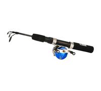 Cañas de pescar con carrete | Juego de caña de pescar telescópica y carrete | Equipo de pesca ligero de transmisión rápida para mar, lago, río, orilla, agua dulce, agua salada