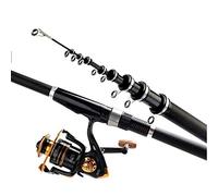 CañAs De Pescar Giro Rod de fibra de carbono portátil de la roca 2,4 m 3,6 m 4,5 m 5,4 m 6,3 m 7,2 millones de carpa Rod mar Caña de pescar telescópica Ultraligero duro CañA De Pescar ( Size : 5.4 m )