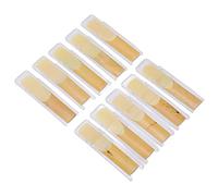 Cañas De Saxofón, 10PCS Cañas De Saxofón Tenor B Accesorios De Saxofón Sin Cortar Planos E Inodoros Para Saxofón Músico