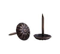 Cañas de tapicería vintage de 100 piezas, muebles de metal de bronce Sofá Puerta decorativa de tachuela Mini uñas decorativas para zapato (10 * 14 mm)