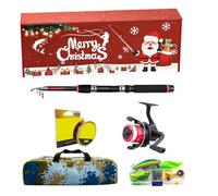 Cañas de telescópicas, caña de Pescar de Viaje | Combinaciones de carretes portátiles,Combo Ligero con caña y Carrete con, Aparejos de con caña de Pescar telescópica para