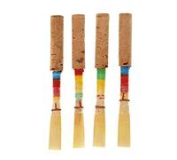 Cañas Oboe, 4 Piezas Repuesto Suave Medio con Caja Almacenamiento Plástico, Cañas para Instrumento de Viento, for Estudiantes Músicos en Clases Práctica y Conciertos