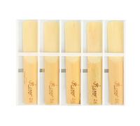 Cañas para clarinete 2,5, Bb para clarinete fuerza 2,5 con funda de plástico, paquete de 10