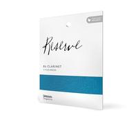 Cañas para clarinete D'Addario Woodwinds Organic Reserve Bb - Cañas para clarinete - Selladas individualmente - Fuerza 3,5, paquete de 3