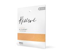 Cañas para clarinete D'Addario Woodwinds Organic Reserve Evolution Bb - Cañas para clarinete - Selladas individualmente - Fuerza 3,5, paquete de 3