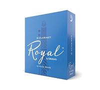 Cañas para clarinete en Mi bemol Rico Royal, resistencia de 2.5, paquete de 10
