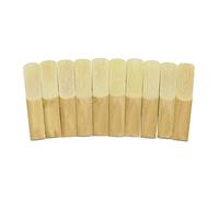 Cañas para Saxofón Alto, 10 Piezas Profesionales de Cañas con Fuerza 2.5 para Sonido Claro y Rico en Estuche Individual, para Músicos de Jazz y Clásica