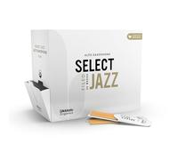 Cañas para saxofón alto D'Addario Organic Select Jazz Filed, fuerza 3 suaves, paquete de 25