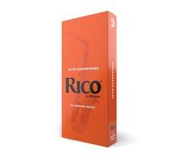 Cañas Rico para Saxofón - Cañas para Saxofón Alto - Cañas para Saxo Alto 1.5 Fuerza, Paquete de 25, 25-Pack, resistencia 1.5