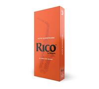 Cañas Rico para saxofón - Cañas para saxofón alto - Cañas para saxofón alto 3 Fuerza, Paquete de 25, 25-Pack, resistencia 3.0
