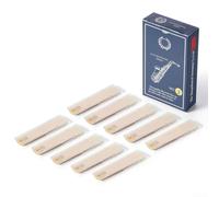 Cañas Saxofón Alto 10 Unidades Fuerza 1.5 Resistentes(Strength2) | Fuerza 1.5 ideal , secado natural 2 años, deformación, tamaño consistente 71.5mm
