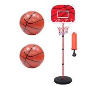 Canasta Baloncesto para niños con 3 balones, inflador, Equipo Deportivo