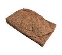 Canasta colgante de fibra de coco natural con forma de media luna de 61 a
