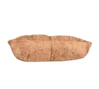 Canasta colgante de fibra de coco natural con forro de media luna de 24 a