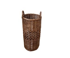 Canasta de Almacenamiento Asa Vintage Multifuncional - Tejida a , Ideal para Paraguas, Ropa Sucia, Juguetes, Artículos Varios, etc. | Organizador Portátil y Estiloso, Cestas para Estante