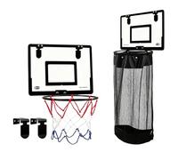 Canasta de baloncesto 2 en 1, cesta para colgar la ropa, mini canasta de | Cesto para la colada de madera con cremallera, ahorra espacio para la colada de la habitación de los niños, baño, dormitorio