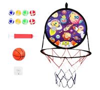 Canasta de Baloncesto 2 en 1 - Juego de Flechas y Juegos de Baloncesto, artículo Deportivo Seguro, Pared Trasera para cumpleaños Infantiles, Ideas de Regalo para niñas