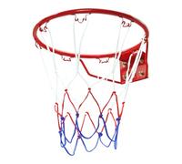 Canasta de baloncesto, 32 x 32 cm, portería de pelota de deporte con red para colgar, canasta de baloncesto deportiva, pelota interactiva con borde instantáneo para interiores y exteriores, parque